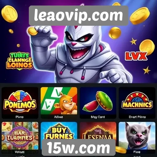 Jogos mais populares disponíveis no leaovip.com